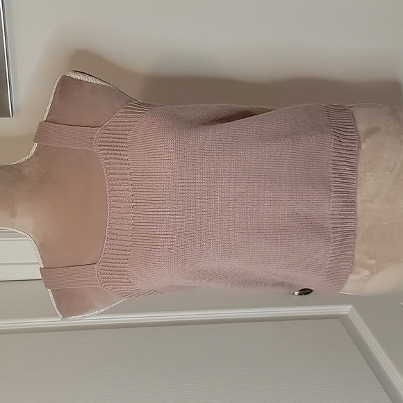 Cato, Dusty Rose, Size M, Knit Tank / Sleeveless Top, Cropped with Finished Hem - Picture 1 of 8